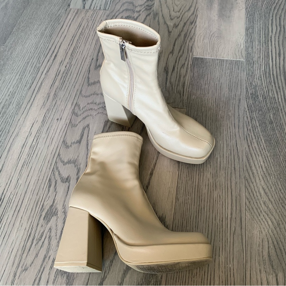 Platform booties